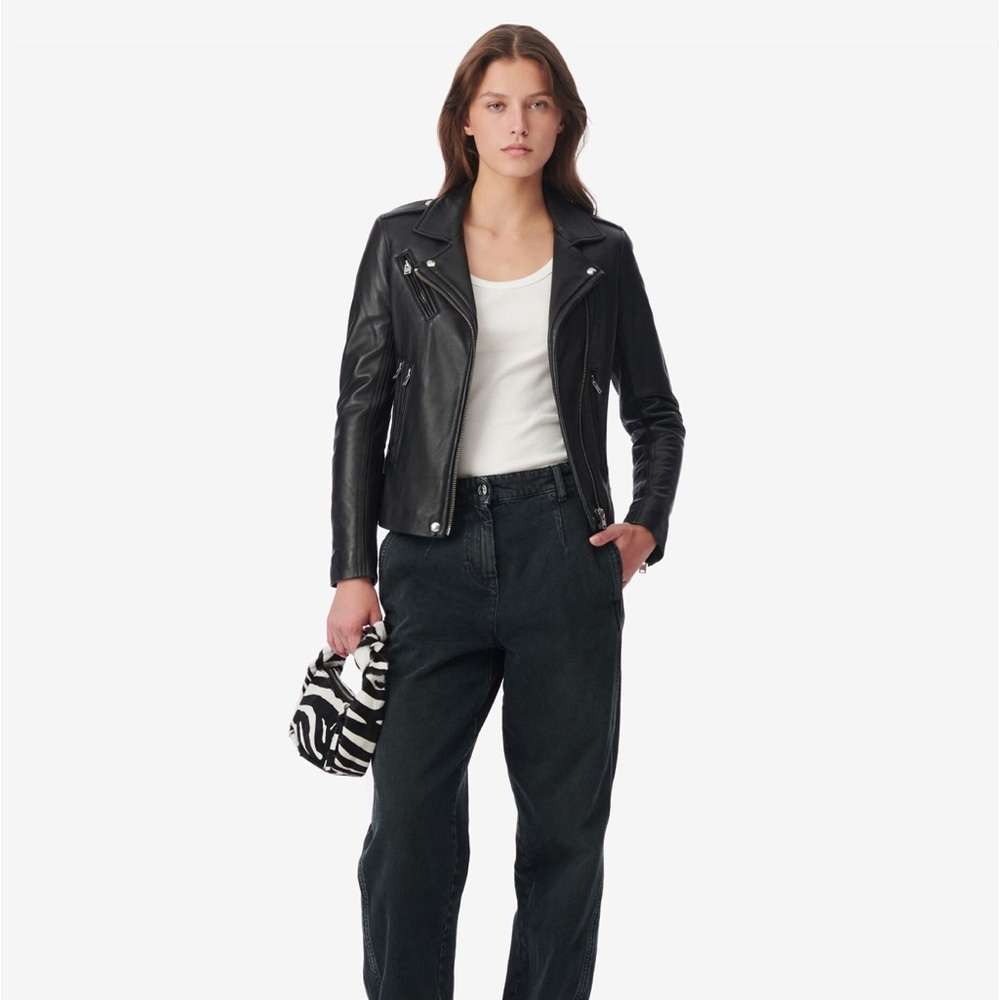 IRO Newhawn Leather Jacket - Picture 2 of 12